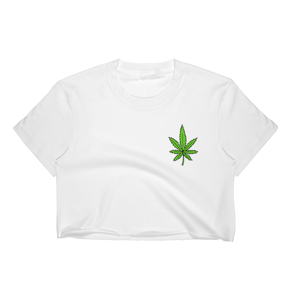 Small Weed Cropped T-Shirt
