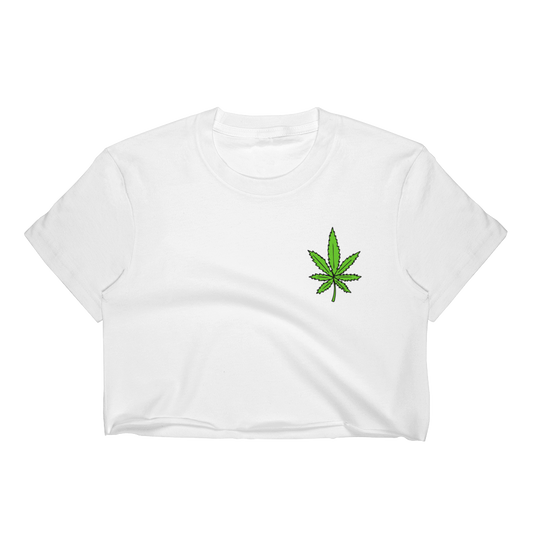 Small Weed Cropped T-Shirt