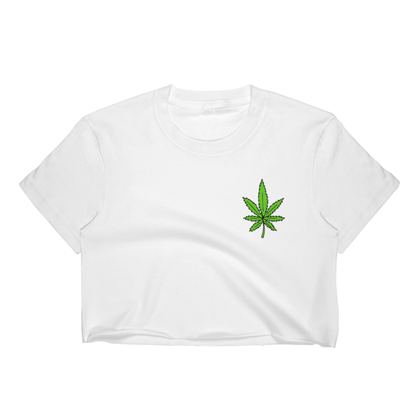 Small Weed Cropped T-Shirt