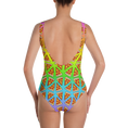 Load image into Gallery viewer, Pizza Rainbow One-Piece
