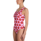 Red Lips on Pink One-Piece