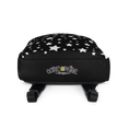 Load image into Gallery viewer, White Stars on Black Backpack
