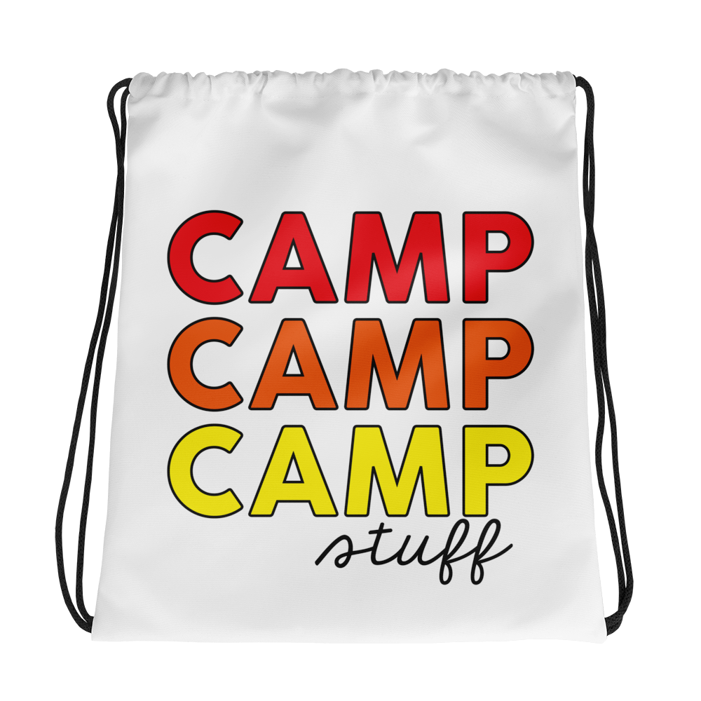 Camp Stuff x3 Drawstring Bag