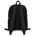 Load image into Gallery viewer, White Stars on Black Backpack
