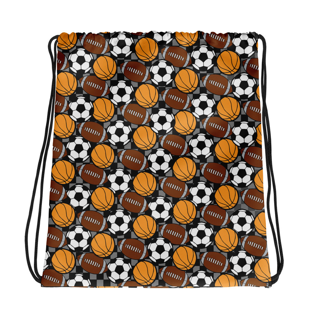 Sports Balls Drawstring bag
