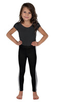 Load image into Gallery viewer, Gray Ombre Side Stripe Kid's Leggings
