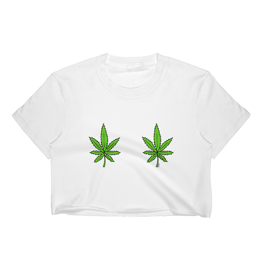 Double Weed Cropped T-Shirt