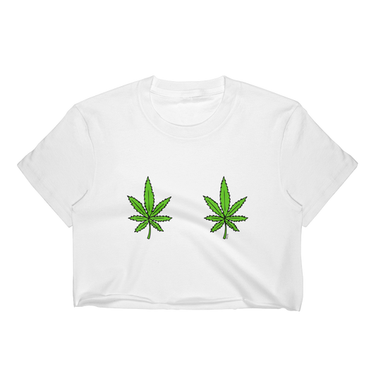 Double Weed Cropped T-Shirt