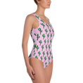 Load image into Gallery viewer, Cactus on Pink One-Piece
