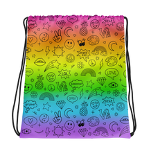 Fun Doodle Icons Drawstring Bag