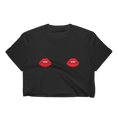 Load image into Gallery viewer, Double Red Lips Cropped T-Shirt
