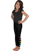 Load image into Gallery viewer, Rainbow Ankle Stars Kid's Leggings
