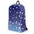 Load image into Gallery viewer, White Stars Blue Ombre Backpack
