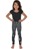 Load image into Gallery viewer, Gray Ombre Lightning Bolts Kid's Leggings
