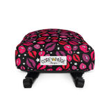 Lips & Stars Black Backpack