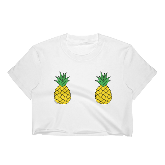 Double Pineapples Cropped T-Shirt