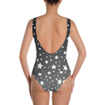 Load image into Gallery viewer, White Stars Gray Ombre One-Piece
