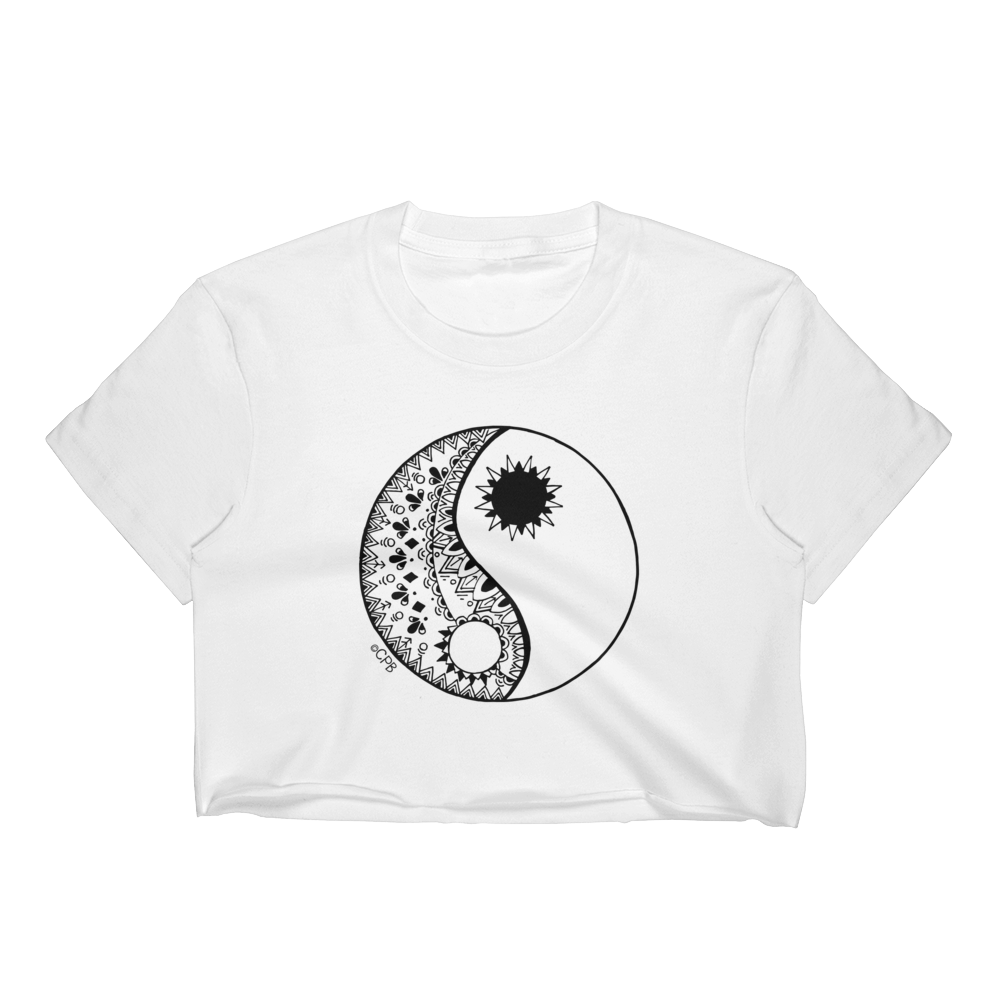 Yin Yang T-Shirt Crop Top
