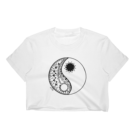 Yin Yang T-Shirt Crop Top