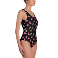 Load image into Gallery viewer, Watermelon Black One-Piece
