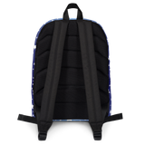 White Stars Blue Ombre Backpack