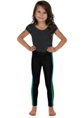 Load image into Gallery viewer, Rainbow Side Striped Kid's Leggings

