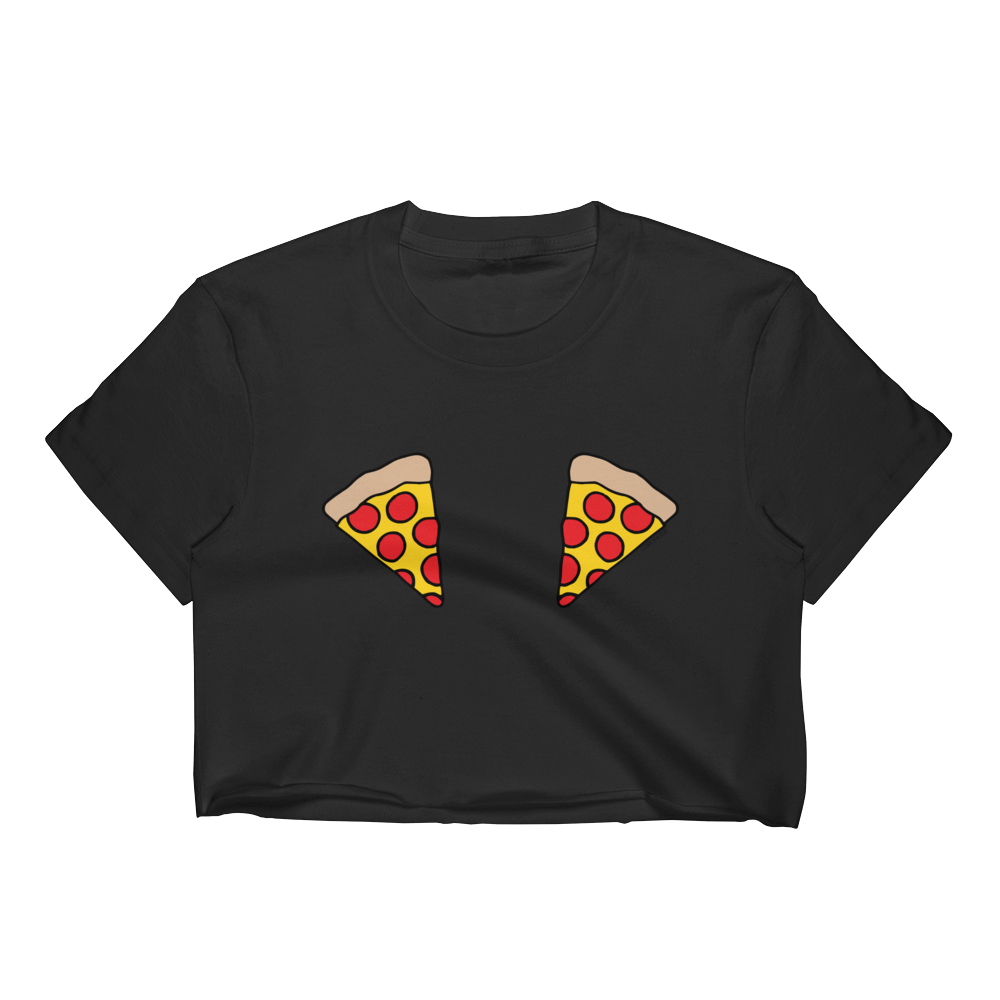 Double Pizza T-Shirt Crop Top