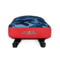 Load image into Gallery viewer, Navy Camo with Red Backpack
