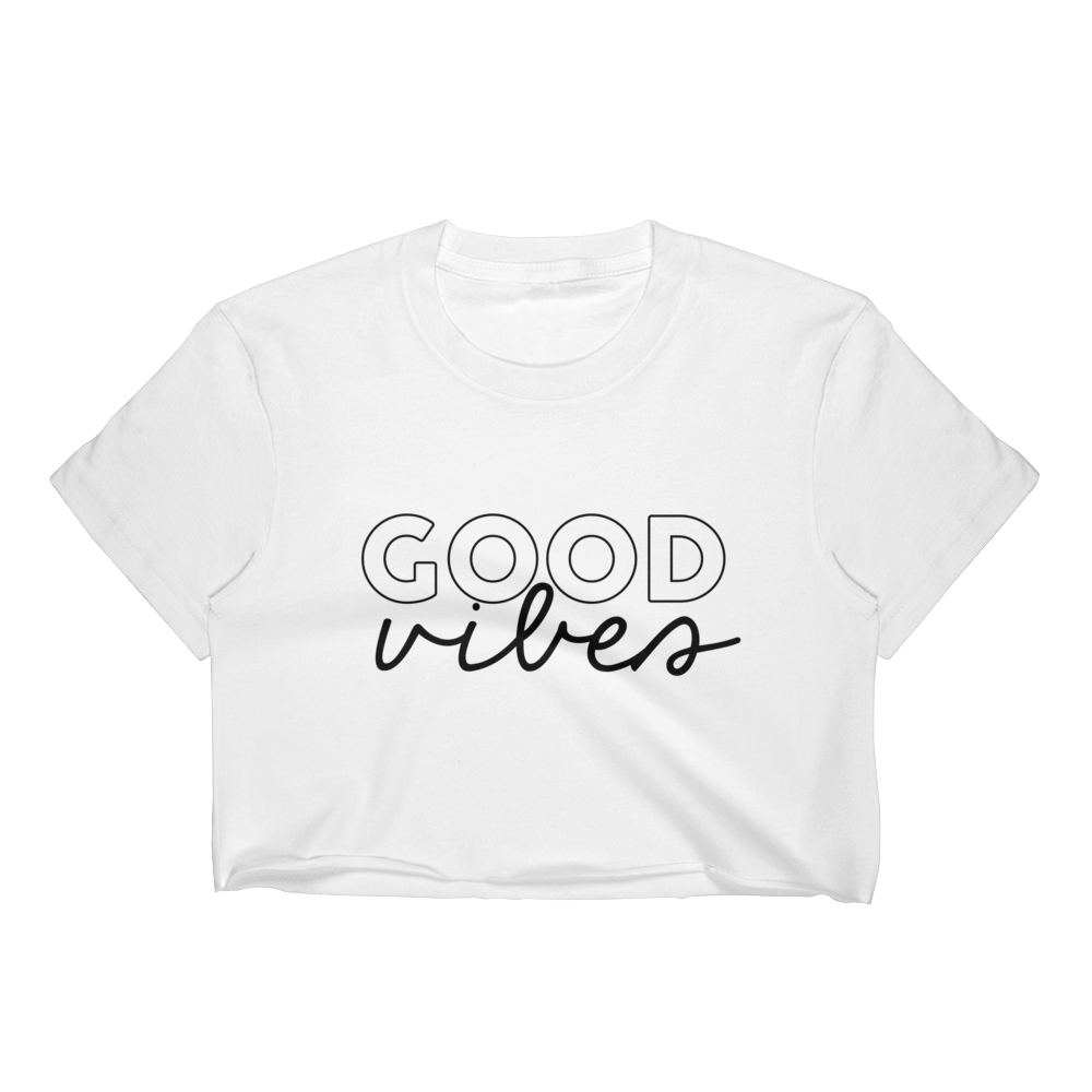 Good Vibes Cropped T-Shirt