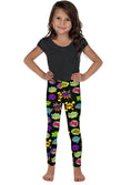 Load image into Gallery viewer, Pop Art Black Kid's Leggings
