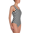 Load image into Gallery viewer, Black & White Checkered One-Piece
