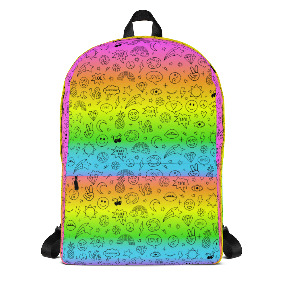 Doodle Icons Backpack