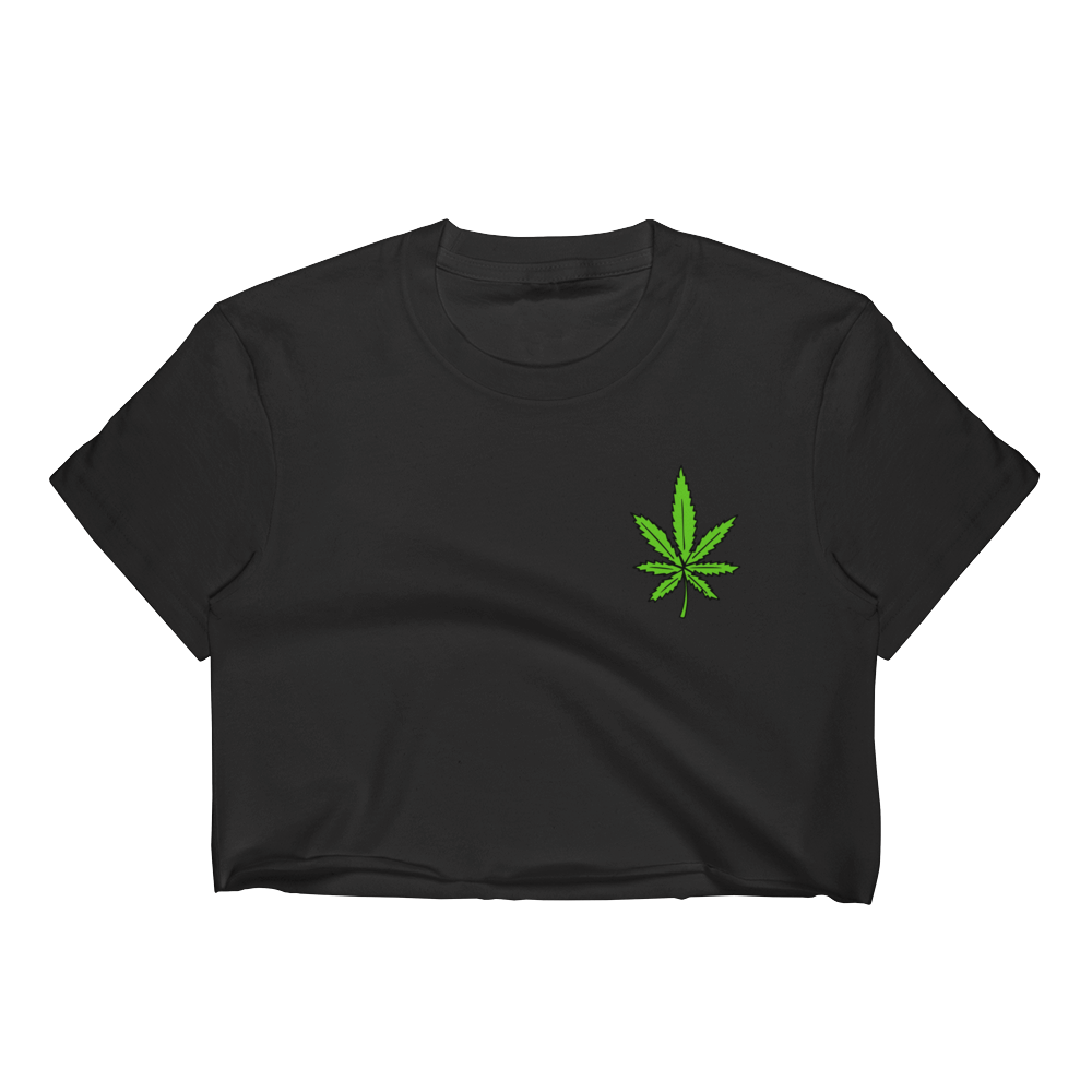 Small Weed Cropped T-Shirt