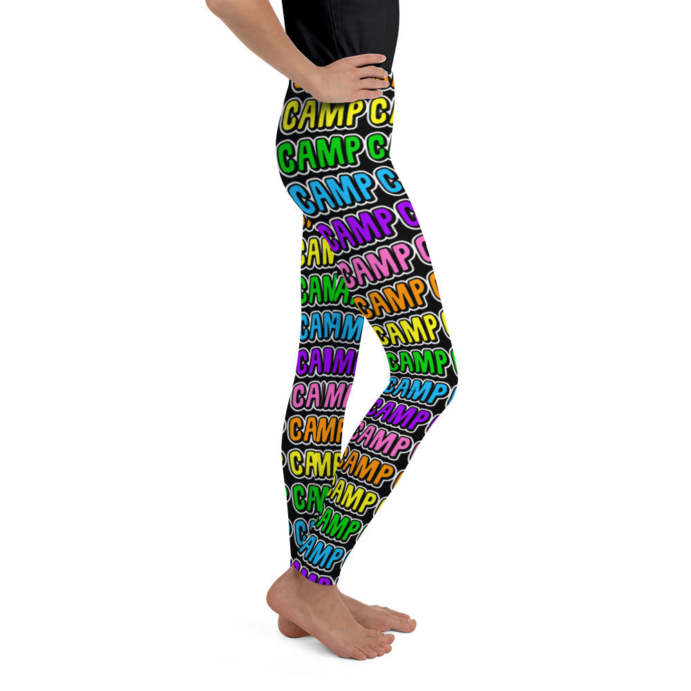 Camp Camp Camp Youth Leggings