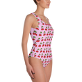 Load image into Gallery viewer, Cherries on Pink One-Piece
