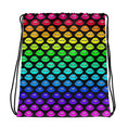 Load image into Gallery viewer, Rainbow Lips Drawstring bag
