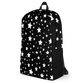 White Stars on Black Backpack