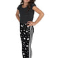 Black & White Stars & Stripes Kid's Leggings