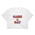 Load image into Gallery viewer, Game Day Star Stacked Cropped Tee
