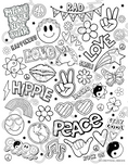 Load image into Gallery viewer, Good Vibes Coloring Sheet Pack
