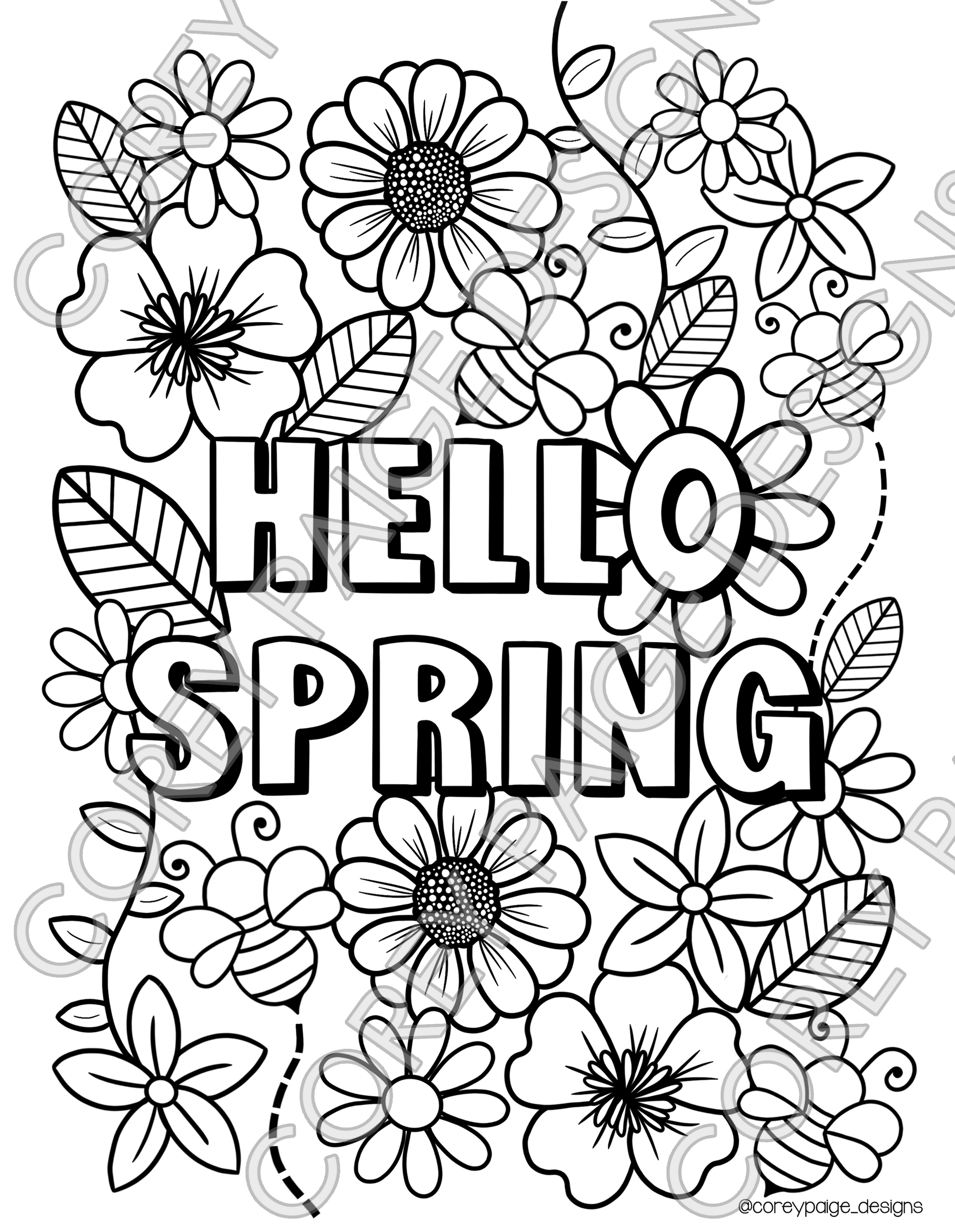 Seasons Coloring Sheet Pack
